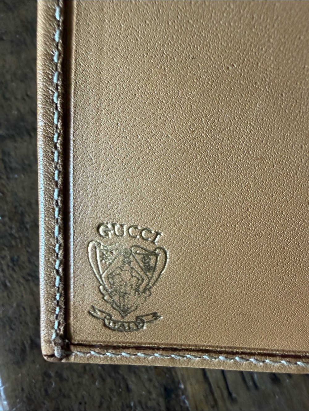 Gucci Brown GG Canvas Card Holder with Green and Red Web Stripe - Picture 5 of 5